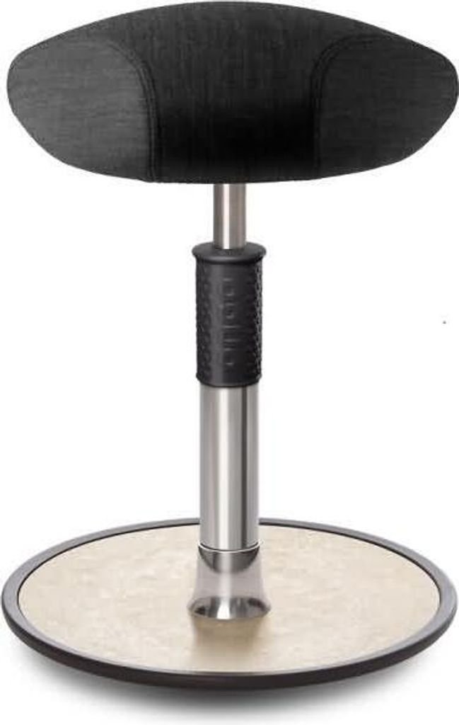 Sitz- Stehhocker Free Regular Triangel kvadrat Remix Anthrazit chrom /creme.
