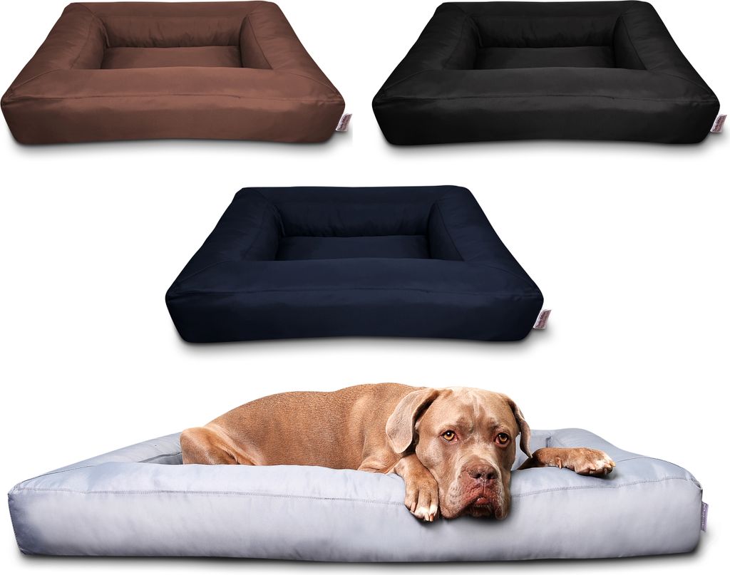 Tante Hilde Hundebett Düne | Waschbar und Robust | Farb und Produktbild 