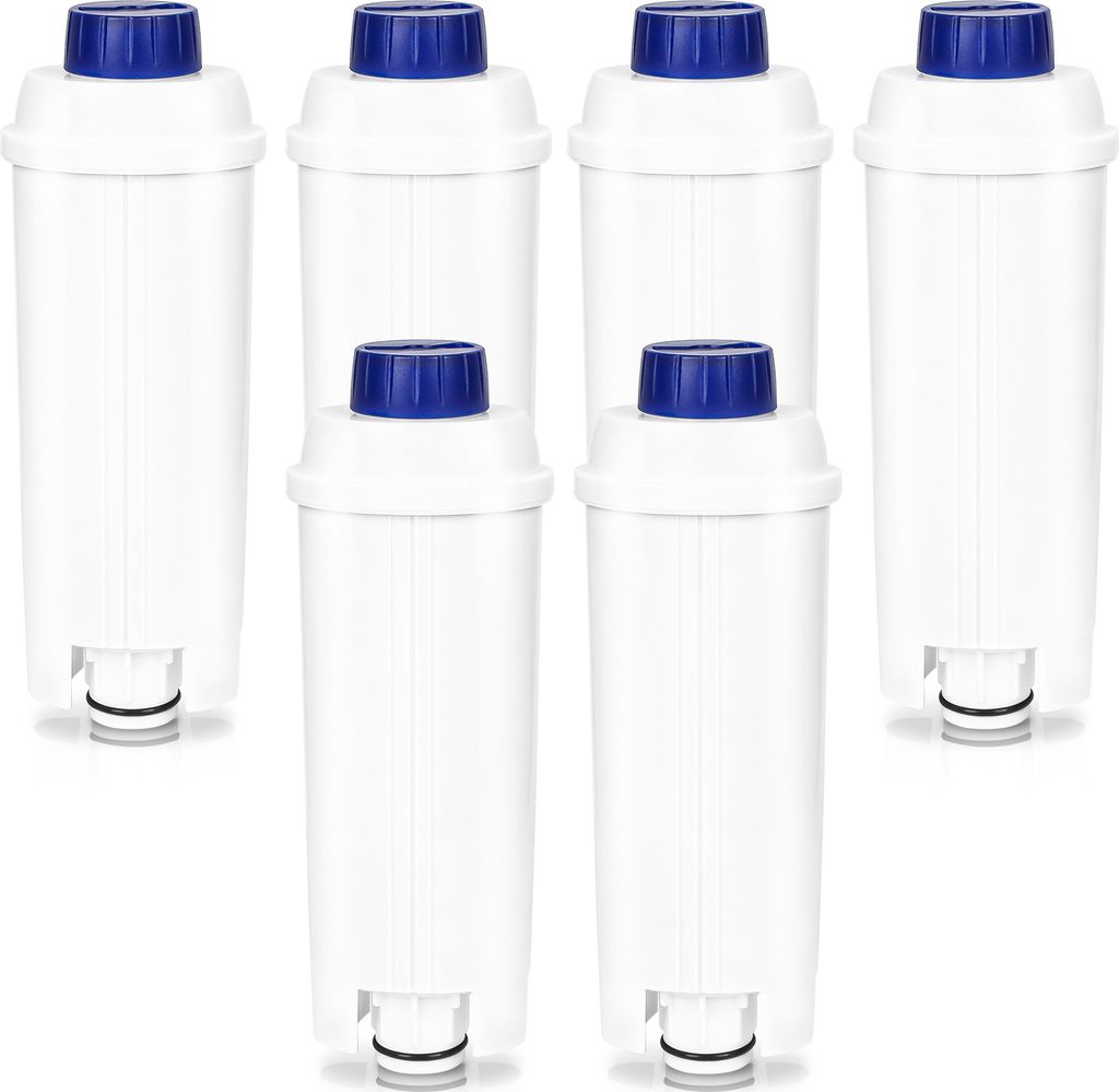 6x Wasserfilter Ersatz für DeLonghi DLSC002, SER3017 Produktbild