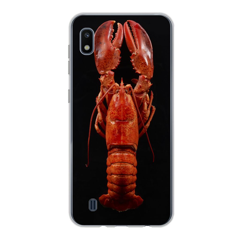 MuchoWow Handyhülle Schutzhülle Hülle für Samsung Galaxy A10 Krebs - Rot - Porträt Silikon Softcase Handy Hülle - Schutzhülle