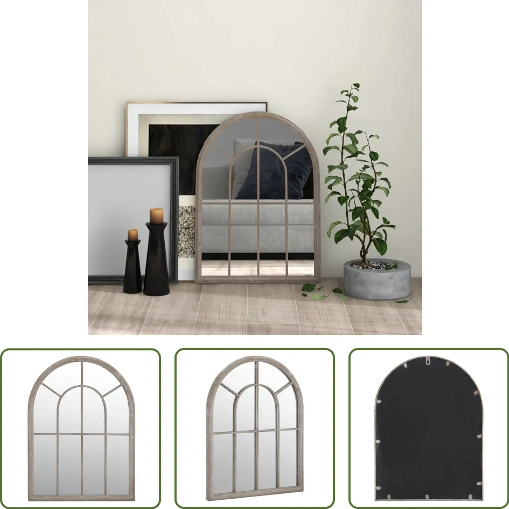 Specchio Decorativo 60x45 Ferro Sabbia - The Living Store Indoor