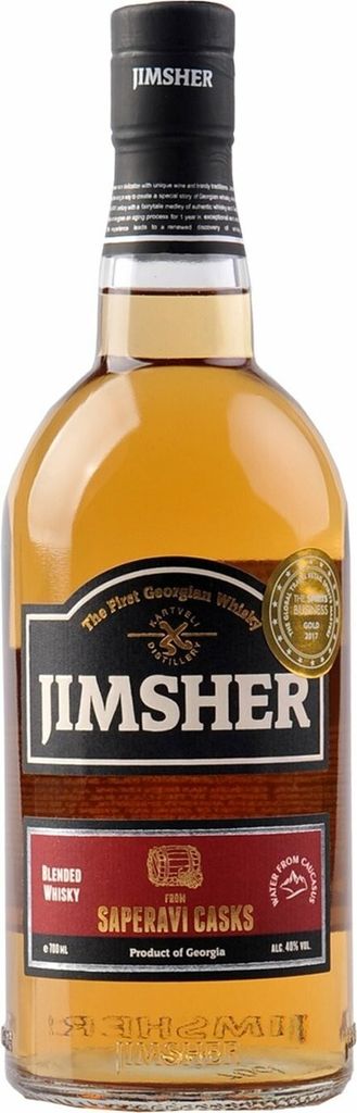 Jimsher Whisky Saperavi-Weinfass Whisky aus Georgien