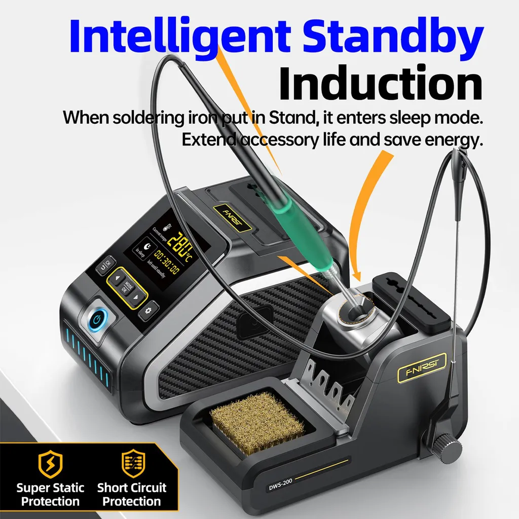 Station de soudure 200W intelligente avec fonction étalonnage et F245