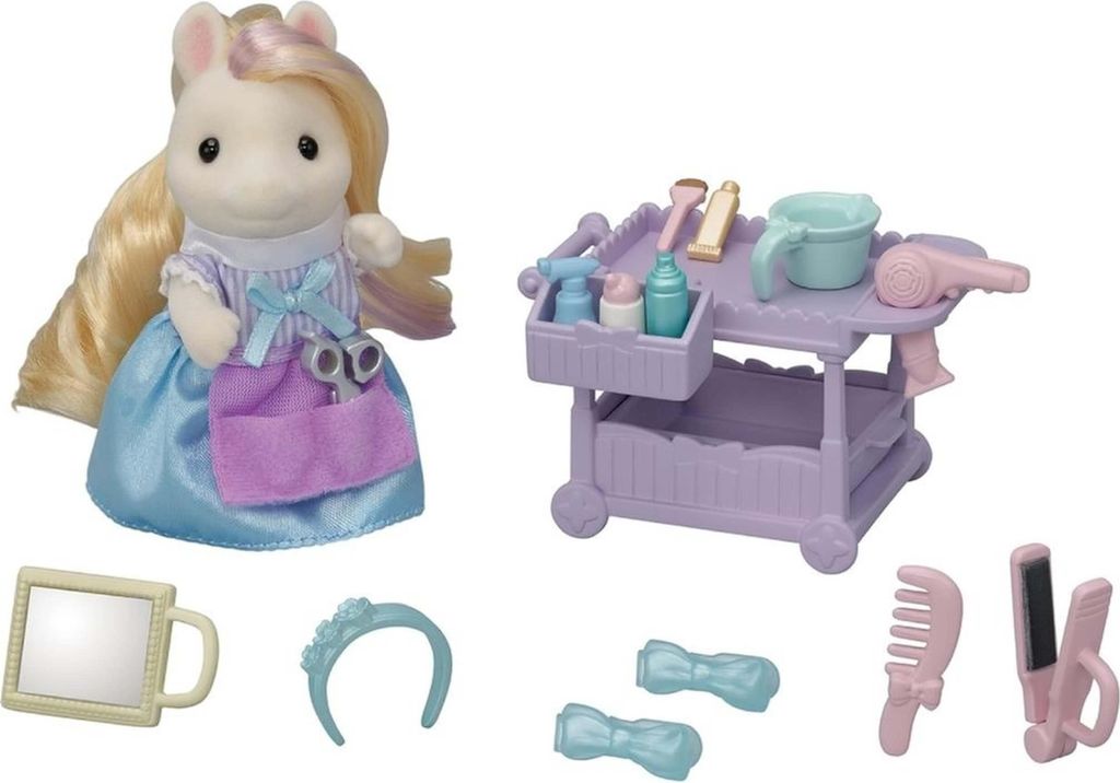 Pony mit Haaren beim Friseur Produktbild 