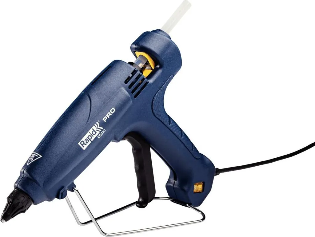 Pistolet à colle 12mm Rapid EG320 à haut débit 1000g/h avec 24 adhésifs