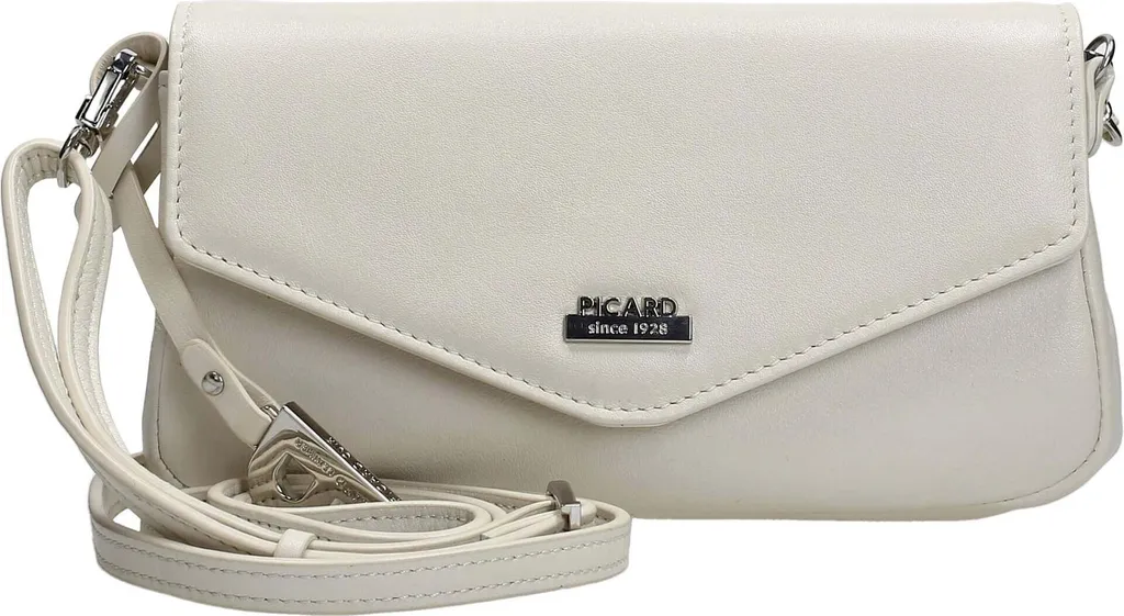 Sac bandoulière Picard Really en cuir écru avec rabat élégant pour femme - 5