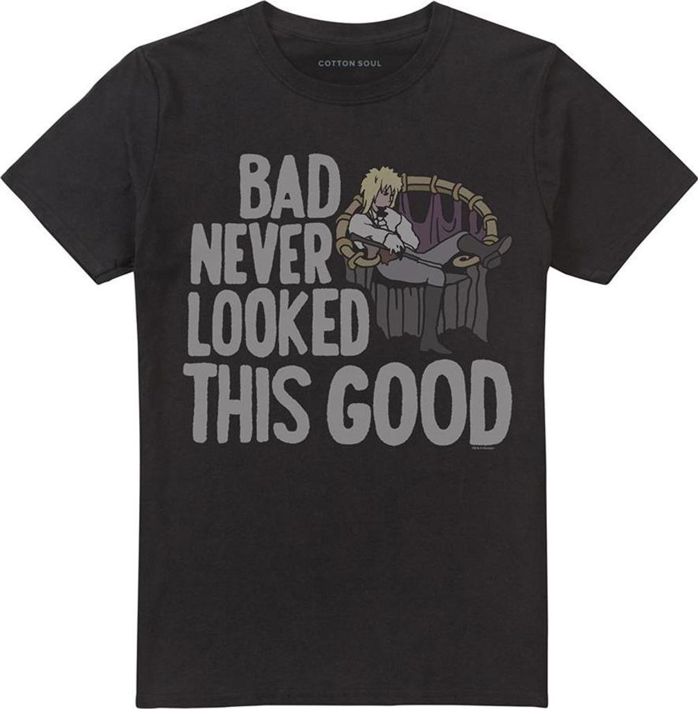 Labyrinth - "Bad Never Looked This Good" T-Shirt für Herren/Damen Uni TV27164 (XXL) (Schwarz)