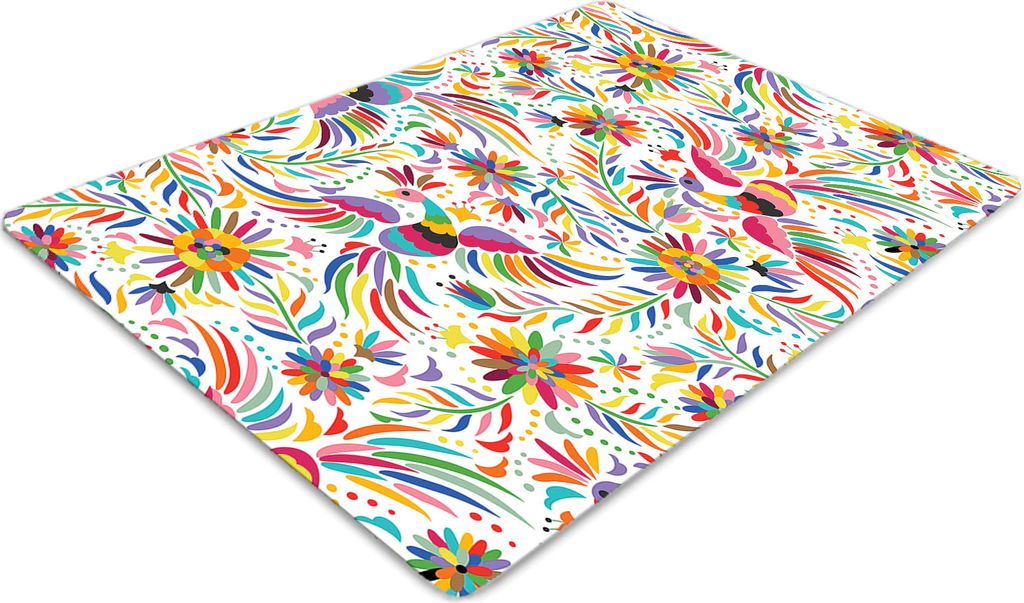 Stuhlunterlage Bürostuhlunterlage 120 cm x 90 cm Bodenmatte Bürostuhlunterlage - Vögel