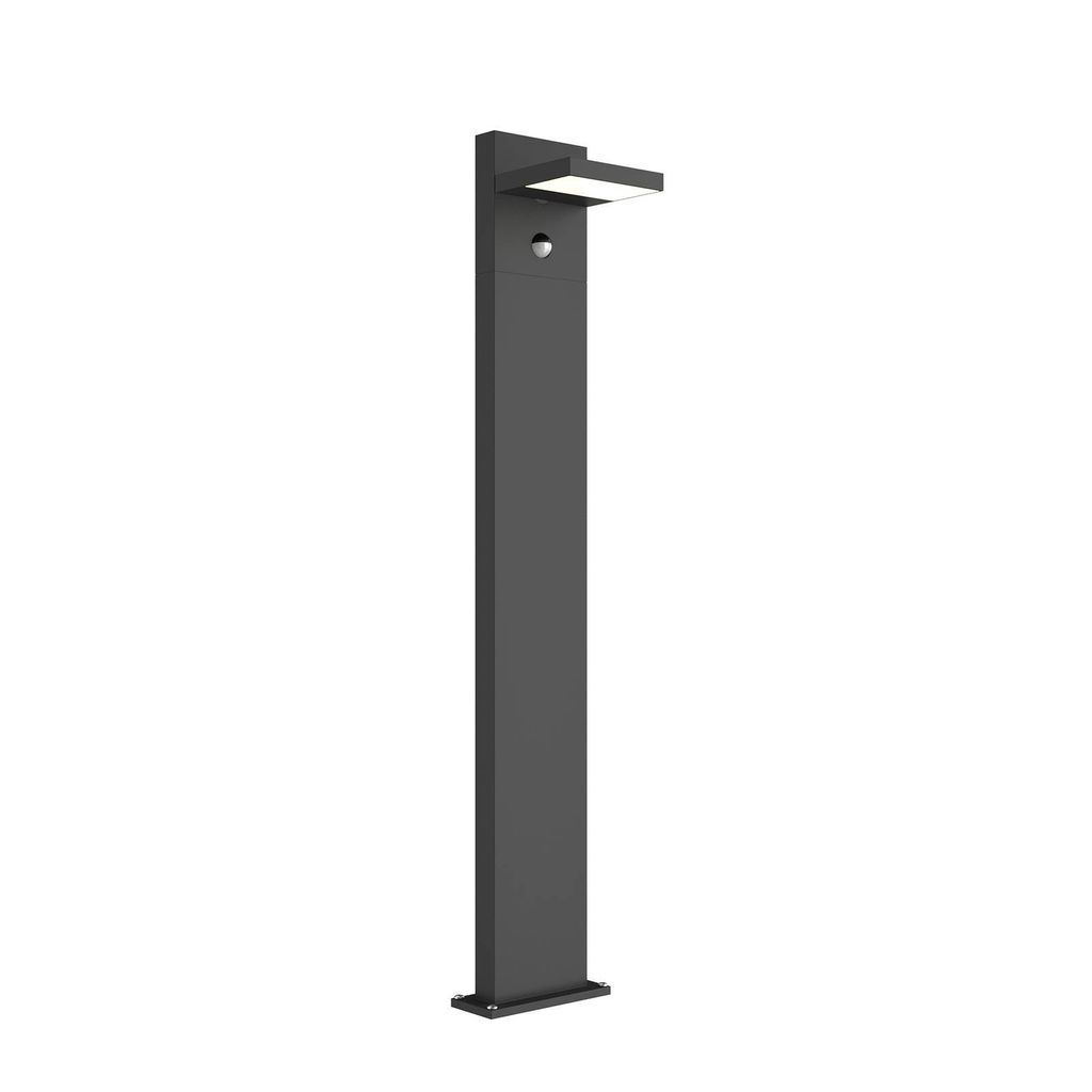 Lucande LED-Wegeleuchte Silvan, anthrazit, 100 cm, Sensor Produktbild 
