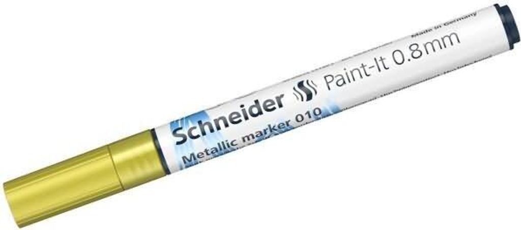 Schneider Metallicmarker Paint-It 010 0,8mm yellow metallic