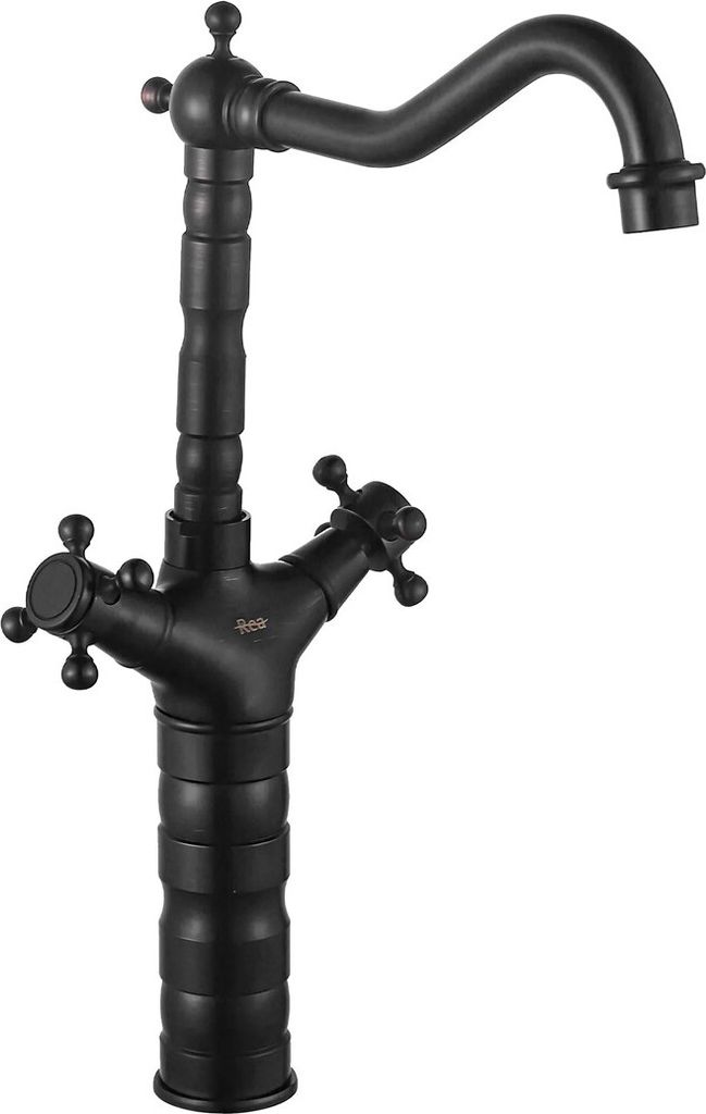 Waschbeckenarmatur Küchenarmatur Rea Rustico Old Black