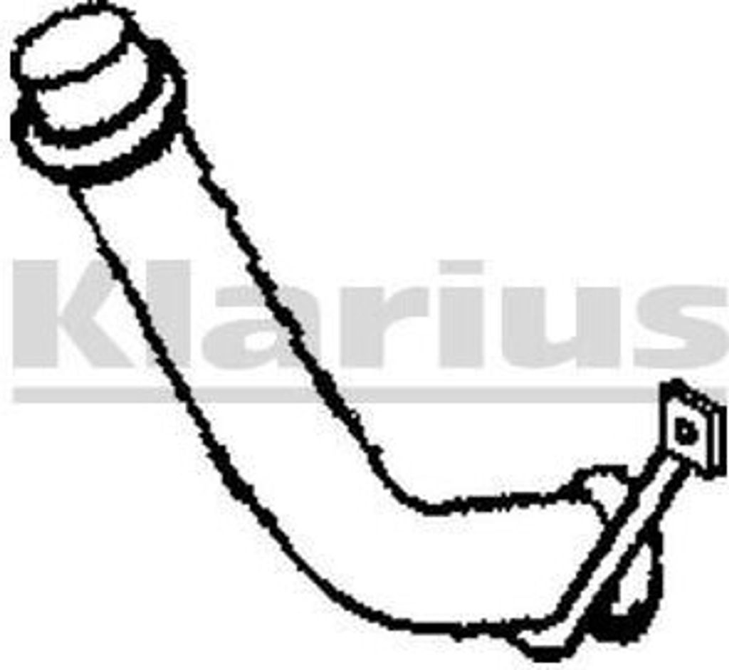 VEGAZ Abgasrohr Auspuffrohr passend für PEUGEOT 407 SW (6E) Vorne PGR-259