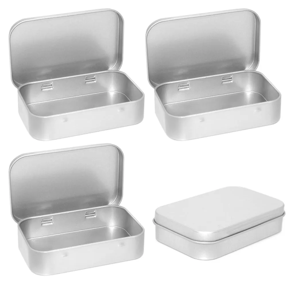 Boîte en tôle d'aluminium rectangulaire polyvalente pour petit rangement
