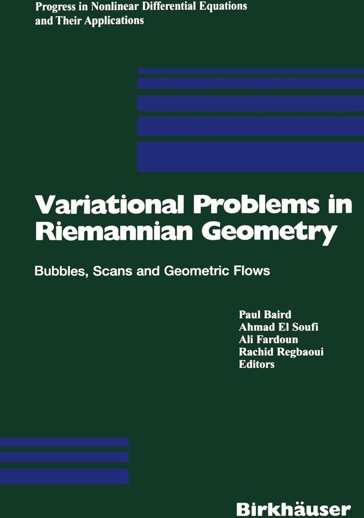 Variational Problems in Riemannian Geometry