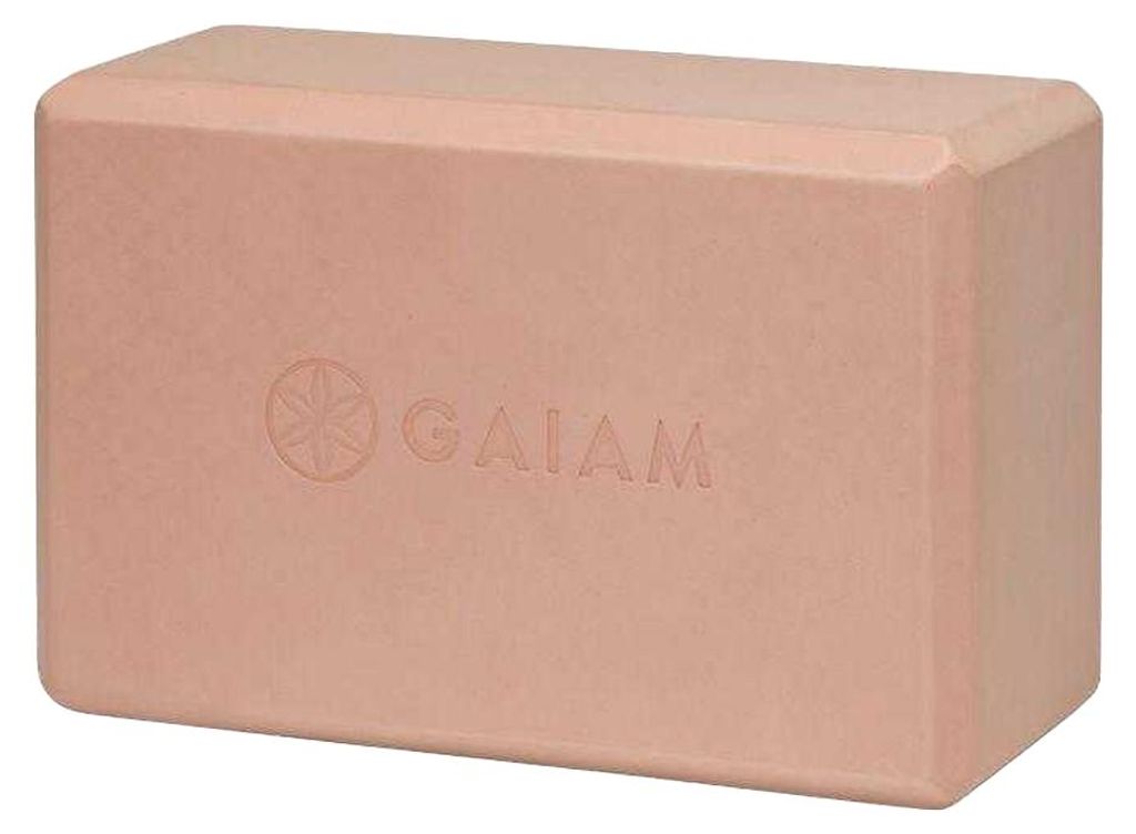 Gaiam - Yoga-Block, EVA, Logo PP7945 (Einheitsgröße) (Cantaloupe-Melone)