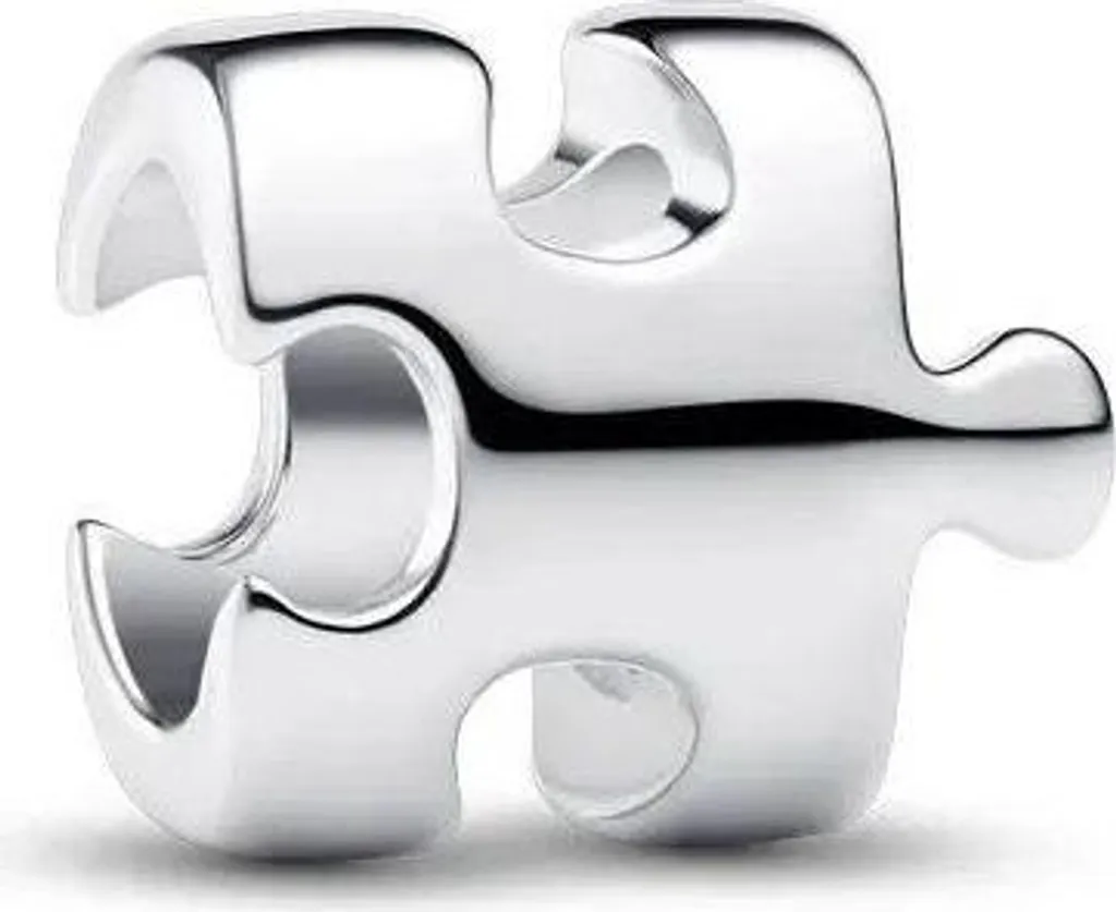 PANDORA Mini charm pezzo di puzzle color argento 794514C00