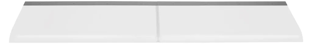 Auvent de protection durable en polycarbonate clair résistant aux chocs