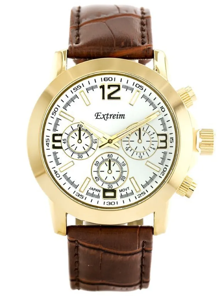 Montre Homme Lisible et Durable ZX024E Finition Anti-Rayures Argent