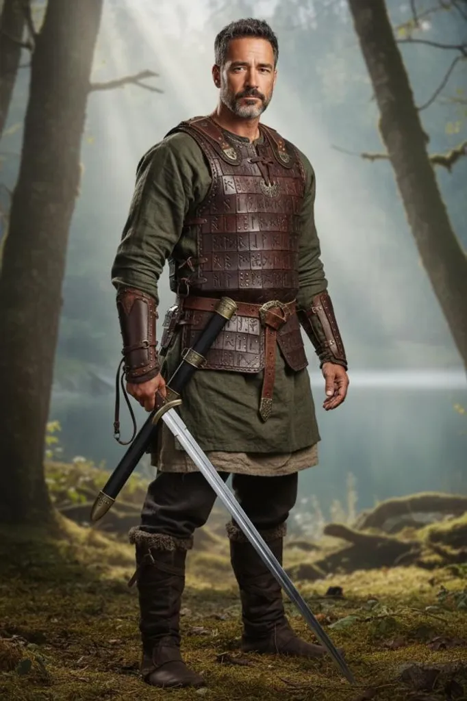Épée Viking Réaliste 87 cm - Solution de Décoration Murale Authentique