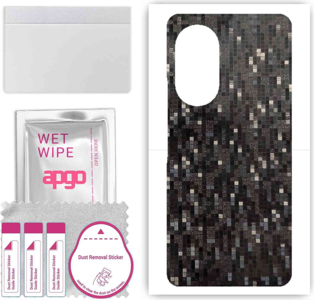 apgo Rückseite Schutzfolie, Skin, kompatibel mit Huawei Nova 9 SE, Hinten Displayschutzfolie aus Vinylfolie, kratzfest, einfache Montage - Carbon ...