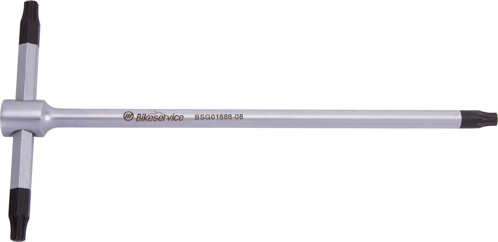 BIKESERVICE Tournevis Six Pans Creux T40 avec Prise en T Longueur 21cm