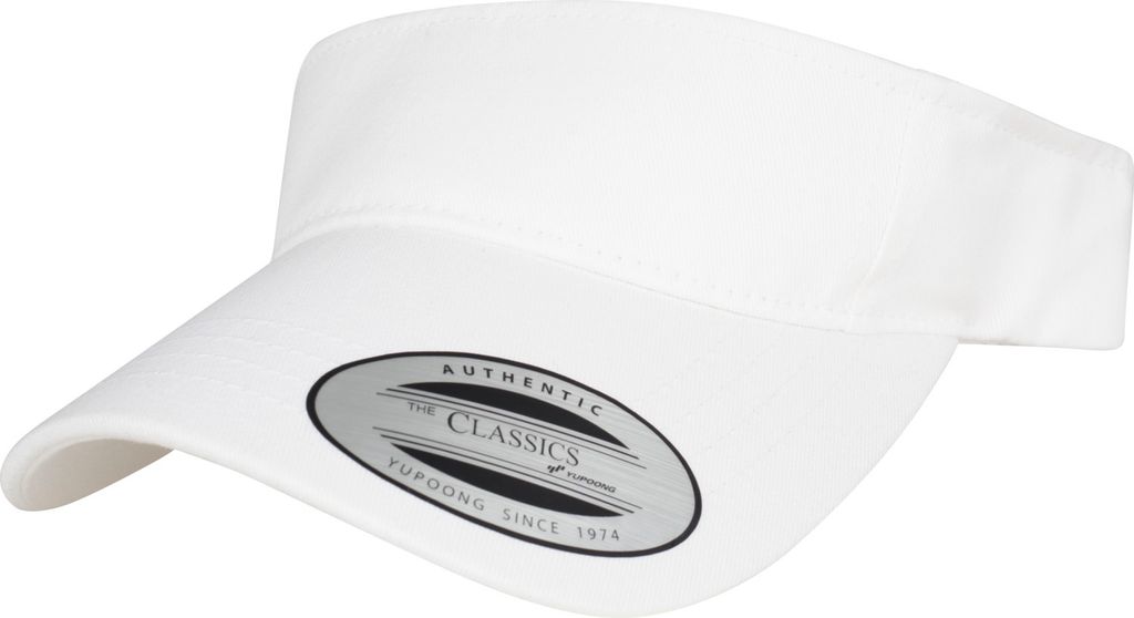 FLEXFIT 8888 | Curved Visor Cap, Vorgebogener Schirm - Farbe: White - Größe: One Size