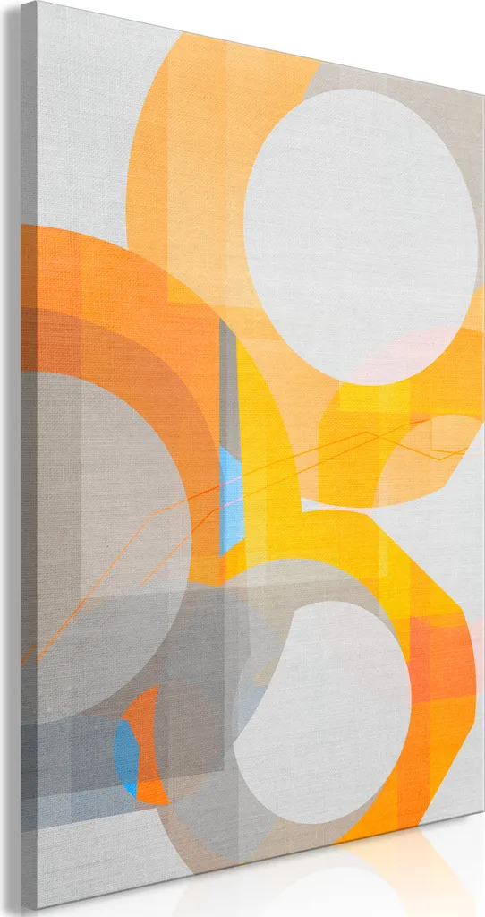 Quadro su tela italiano - Multicolore (1 parte) verticale 80x120 cm Astratto a-A-0584-b-a