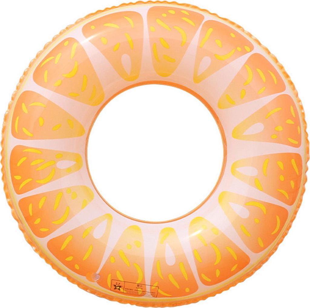 Aufblasbare Schwimmringe aus Gummi in Form von Wassermelonen-Kiwi-Orangen-Form für Kinder und Erwachsene für Sommer-Poolpartys am See und Strand