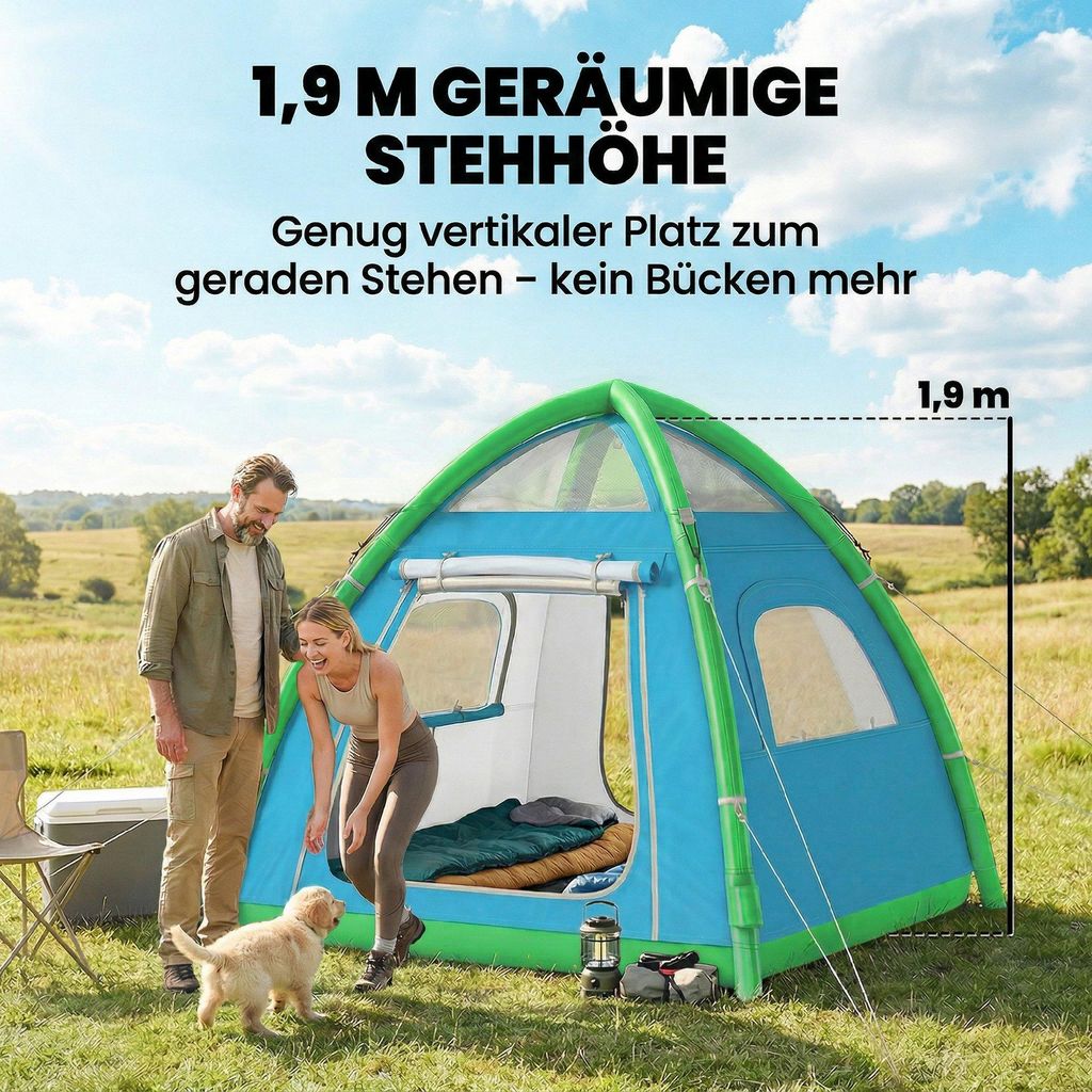 zelt 2 meter hoch KTT Extra großes für 10–12 Personen (B), Familien-Kabinenzelt, Zimmer, 3 Türen und 3 Fenster mit Netz, gerade Wand, wasserdicht, doppellagig, großes Zelt für Outdoor, Picknick, Camping Sport & Freizeit SDAM Color:Reveal 4K Photochromic Green Fahrrad Kassette 8-12 Fach LARP und historische Märkte