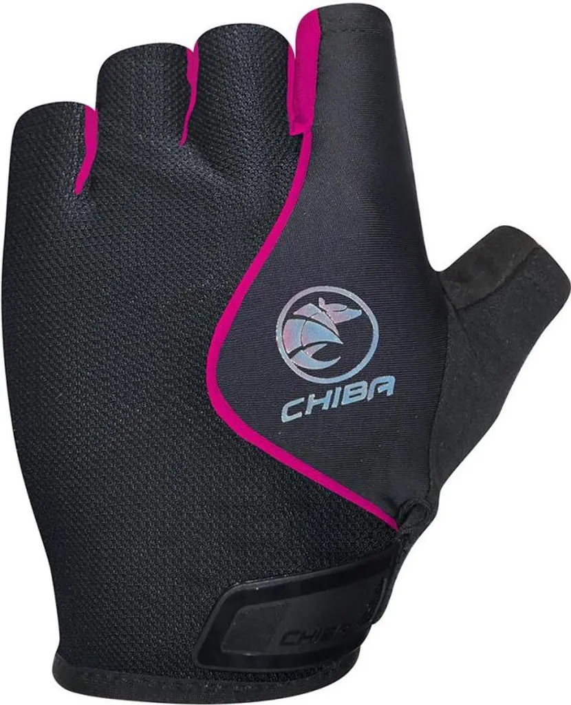 Gants cyclisme femme Lady Air Plus CHIBA ultra respirants noir rose