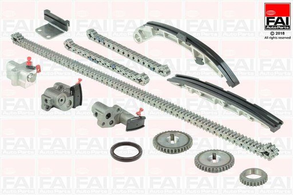 FAI AutoParts TCK252L Steuerkettensatz OE 13028AL510 kompatibel mit 350 Z, Maxima, Murano, Pathfinder, C4, Vectra, Octavia