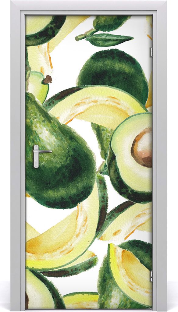 Tulup Türaufkleber 95x205 cm Dekorative Aufkleber Selbstklebend Wasserdichte Tapete Abnehmbar Schlafzimmer Wohnzimmer Wohnkultur - Avocado
