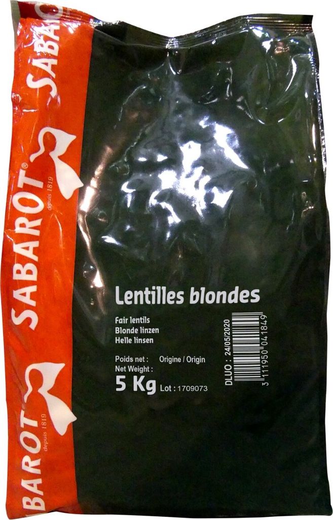 Sabarot Blonde Linsen 5 Kilo