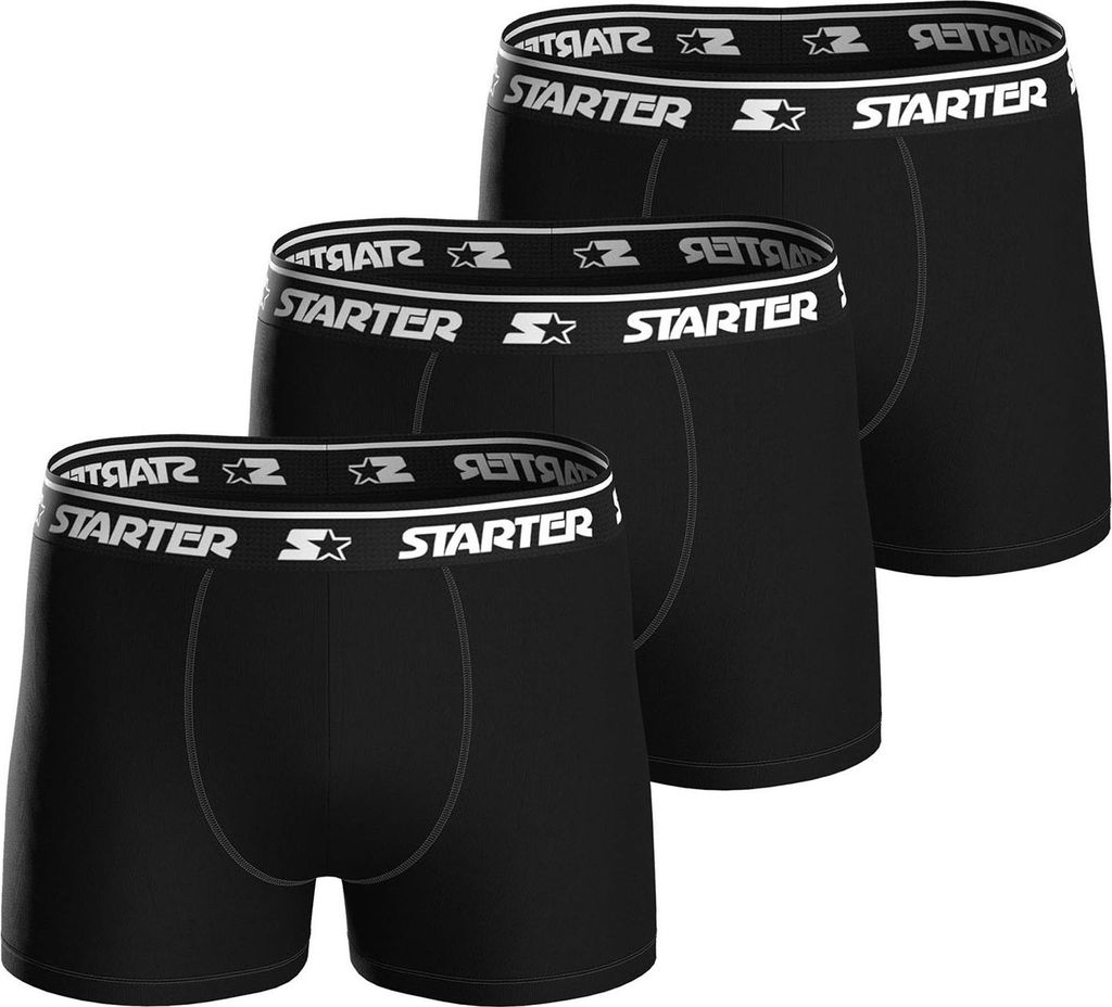 Unterwäsche 3er-Pack Boxershorts M Schwarz Produktbild 