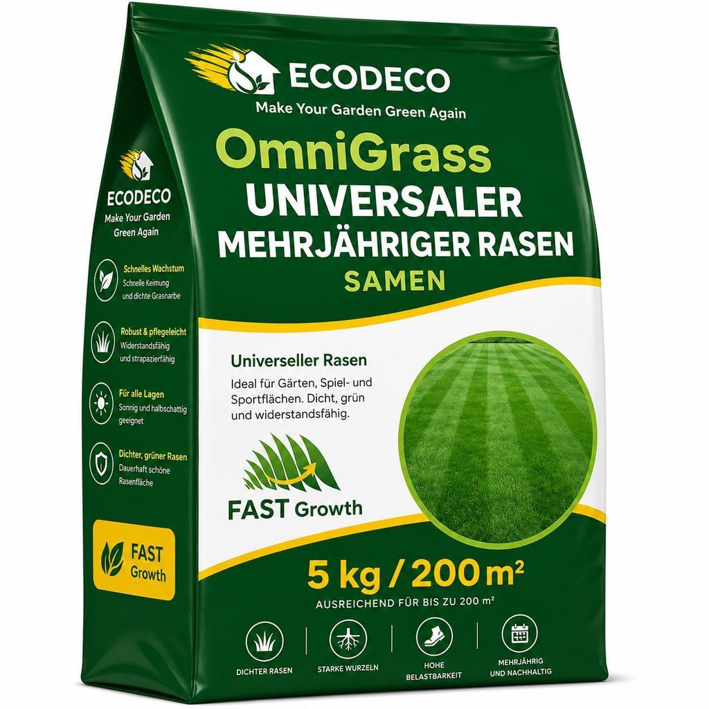Universal Rasensamen 5 kg strapazierfähig trittfest dicht Produktbild 