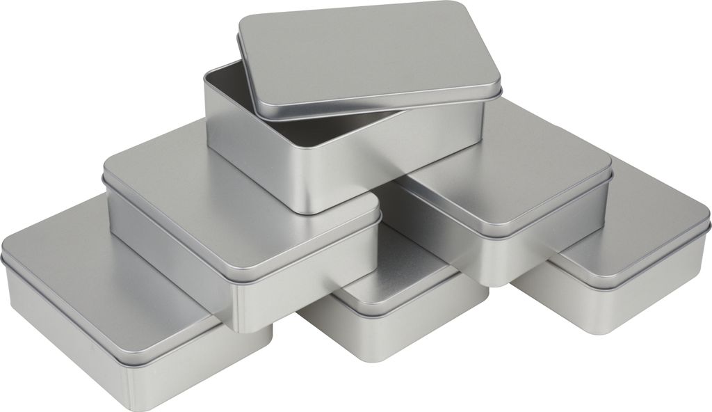 VBS Metalldose "Rechteckig", 6 Stück Produktbild 