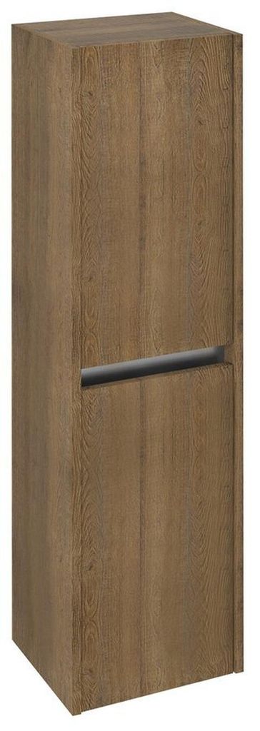 Sapho NIRONA Hochschrank 35x140x30cm, 2x Tür, links/rechts, Eiche Sherwood