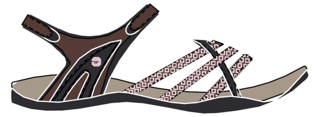 HI-TEC Hi-Tec Sandalen Savanna II - Damen - Schwarz SCHWARZ 37