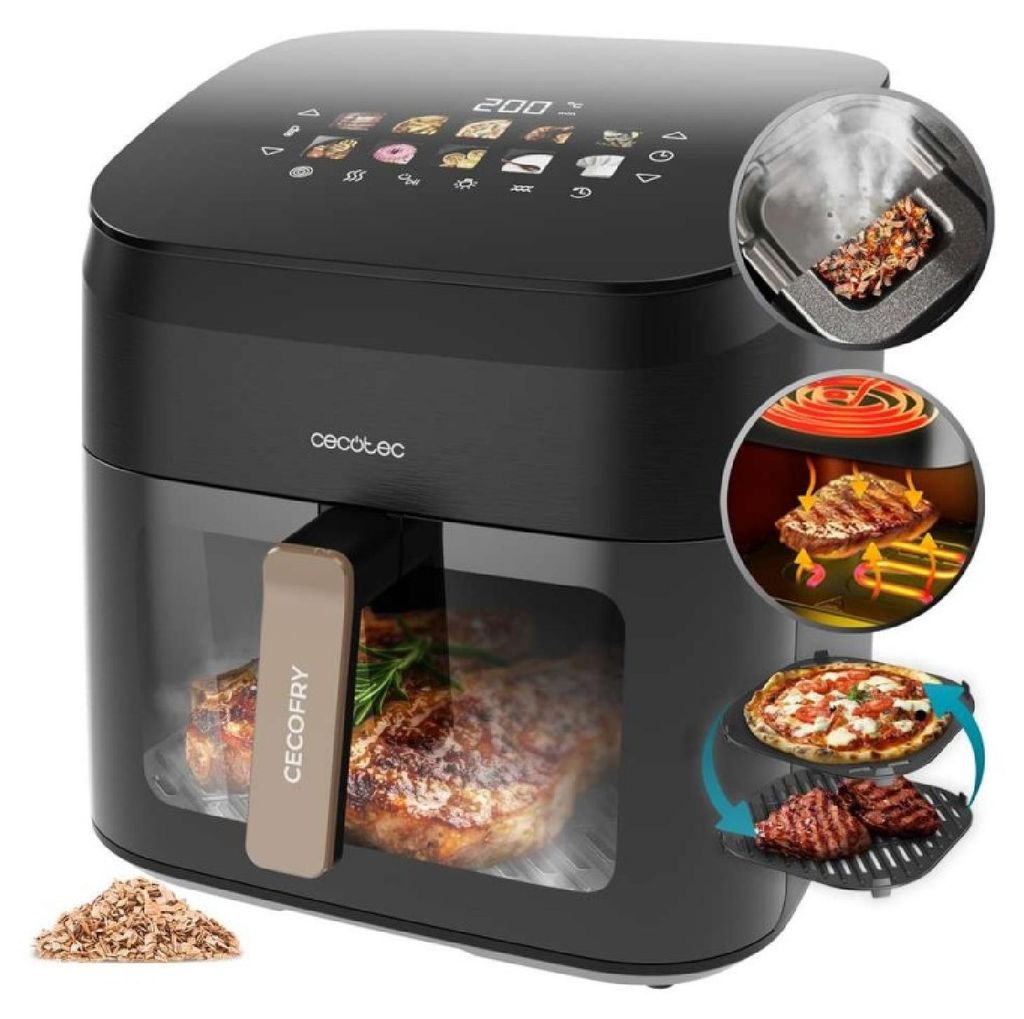 Cecotec Cecofry&Grill Smokin' 8500, Heißluftfritteuse, 8,5 Produktbild 