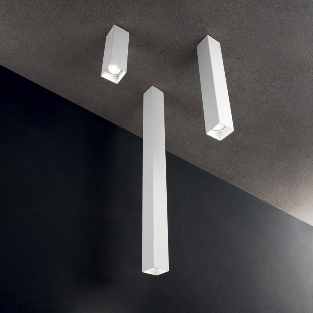 Plafonnier Cuisine et Salon Sky Metal White H40cm Éclairage GU10 7W