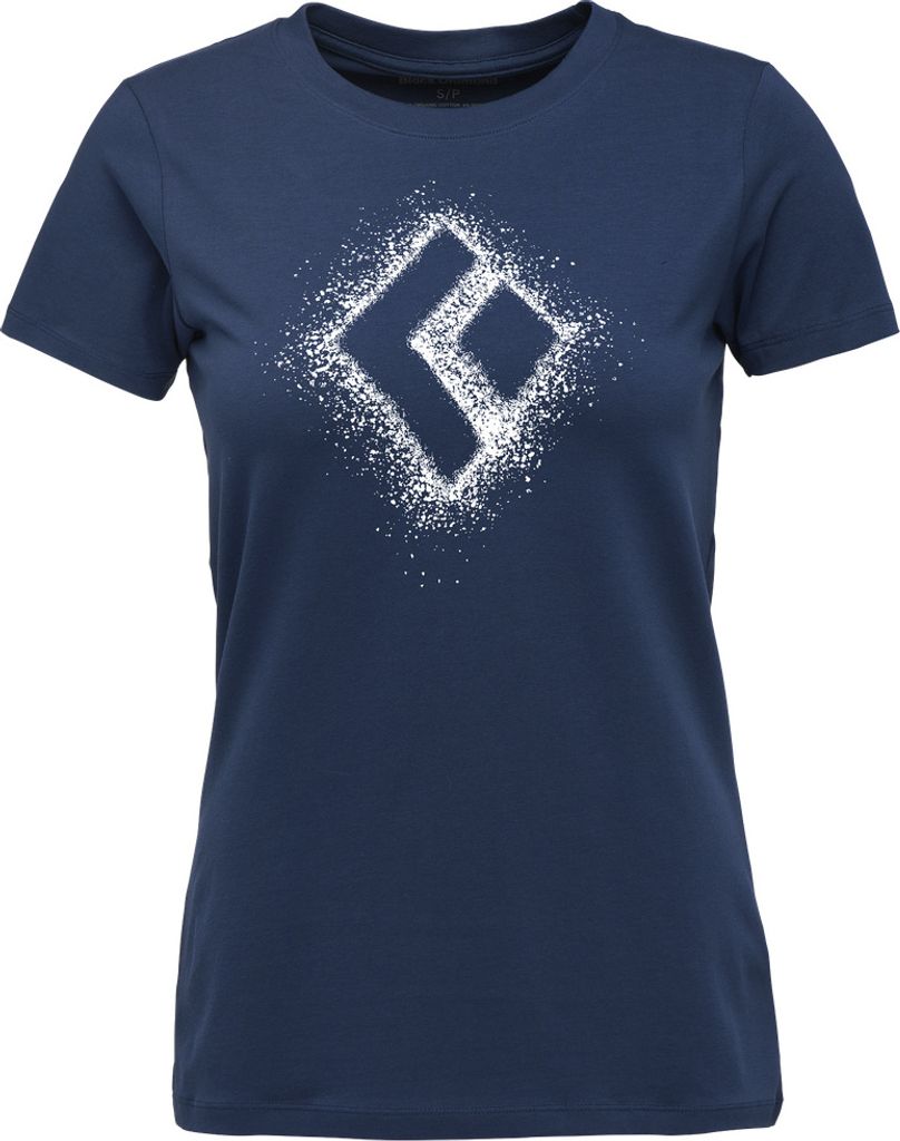 Chalked Up 2.0 Short Sleeve Tee, Damen, Indigo, M - Black Diamond