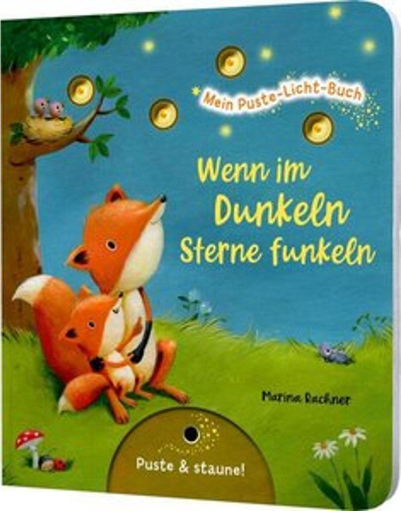 Mein Puste-Licht-Buch: Wenn im Dunkeln Sterne funkeln Produktbild 