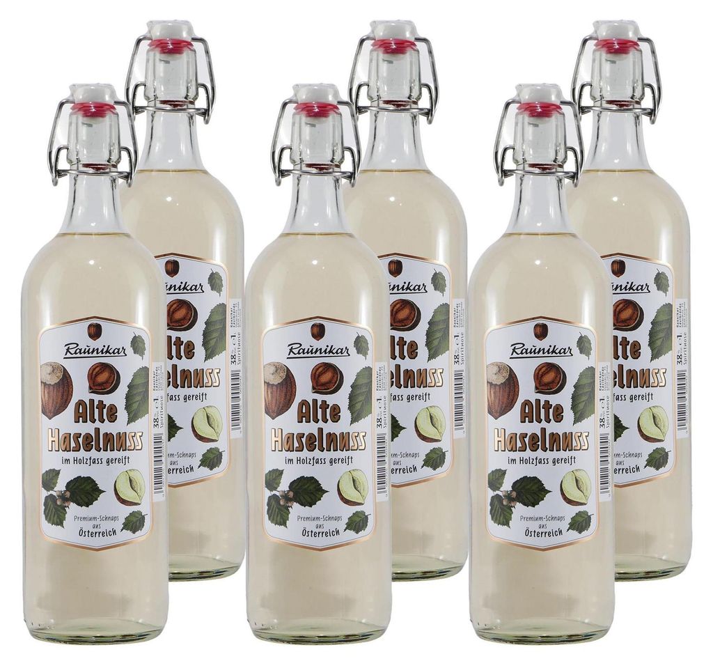 Raunikar Alte Haselnuss Nussbrand (6 x 1,0L)