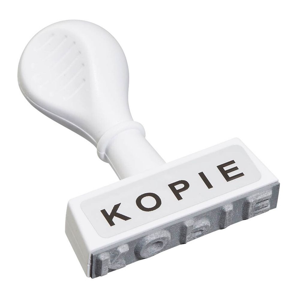 WEDO® 193 24 Stempel Text Kopie - Abdruck 45 mm Immagine del prodotto 