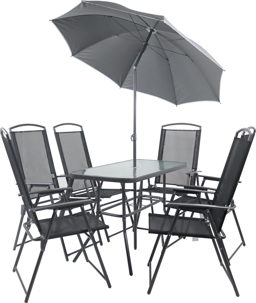 VCM 7-tlg Gartenmöbel Set | Sitzgruppe Essgruppe | 1x Produktbild 