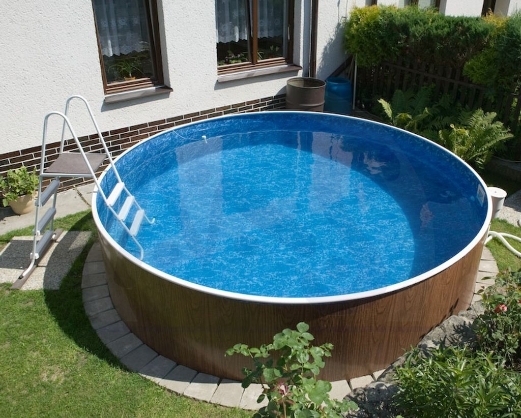 Schwimmbecken Holzoptik 4,60 x 1,20 m mit Kaufland.de