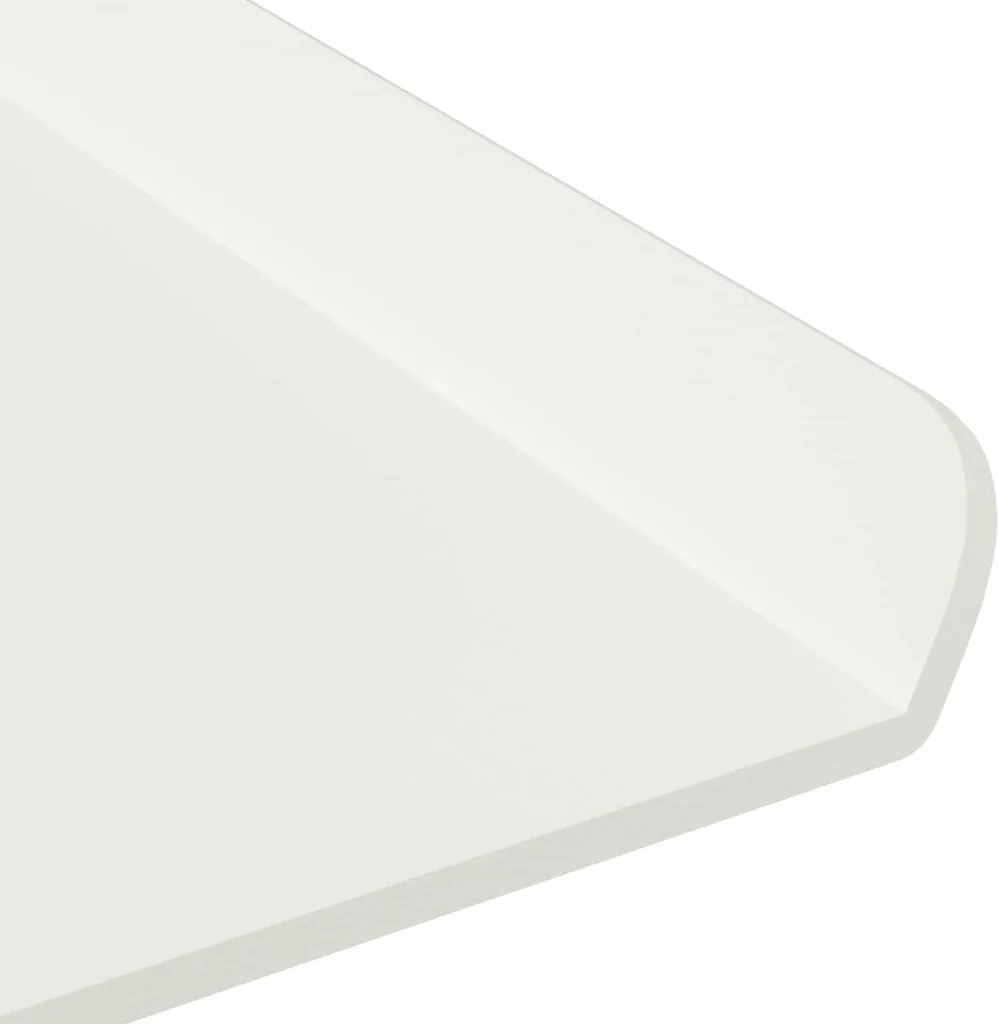 Étagère Murale en Acier Blanc 40 cm - Set de 4 Tablettes de Rangement Chic - 9
