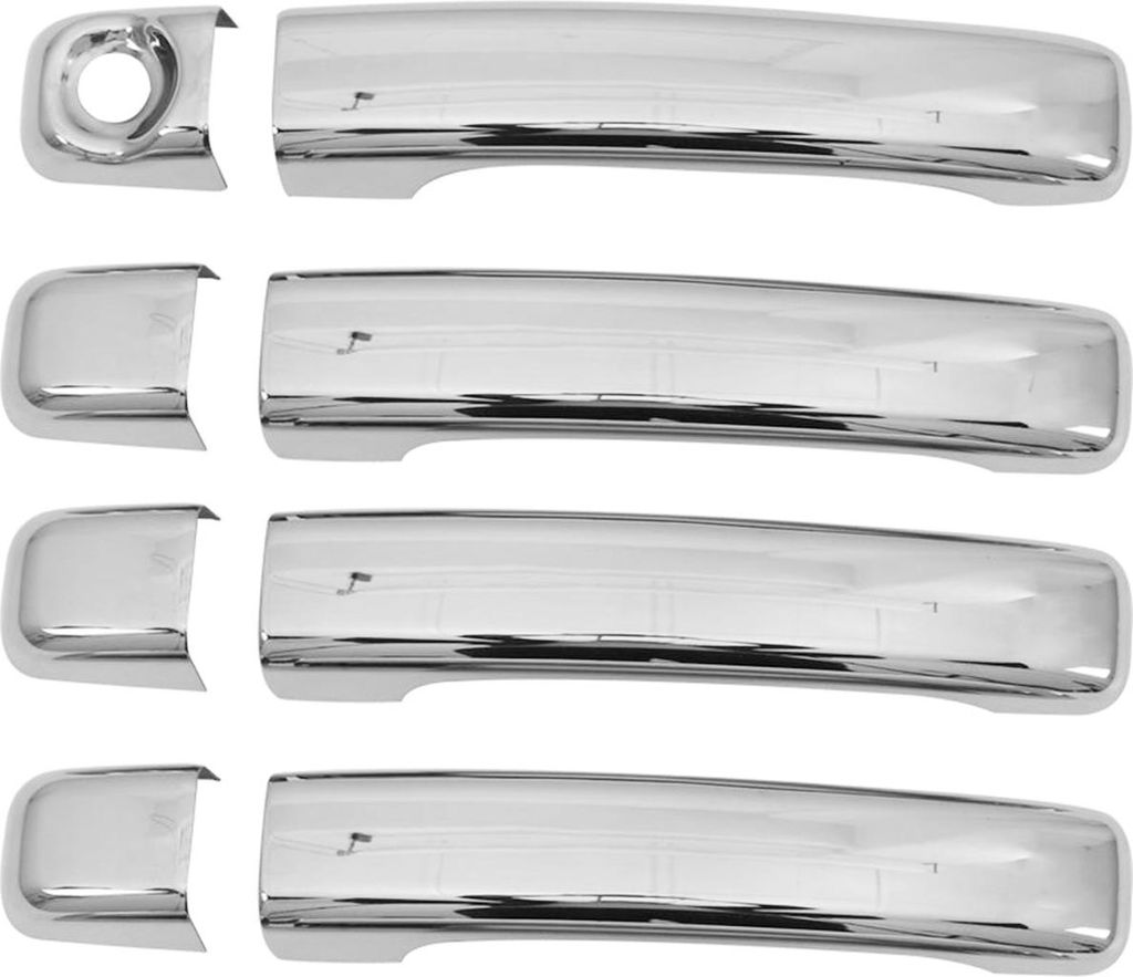 Türgriff Blende Türgriffkappen für Opel Vivaro 2014-2019 4-Tür Edelstahl 8x