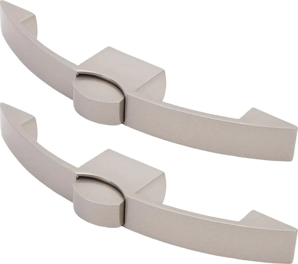 2 pezzi Maniglia a pulsante Pearl Ni multiuso per armadietto RV, manopola per cassetto per camper e yacht Distanza tra i fori 128 mm