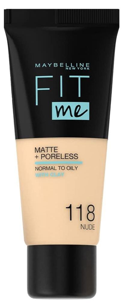 Maybelline Fit Me Matte & Poreless 118 Nude, Röhre, Produktbild 